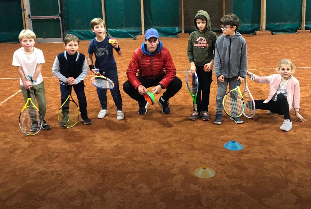 jeunes de l'école de tennis