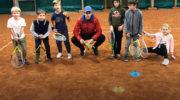 jeunes de l'école de tennis